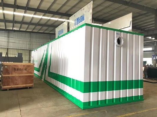 주문 잠수된 지하 Mbr 알루미늄 산업 폐수 캠프 하수 강수 처리 공장 online manufacture