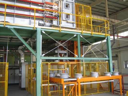 주문 고효율의 분말 코팅 라인 고도 표면 마무리 솔루션 산업 online manufacture