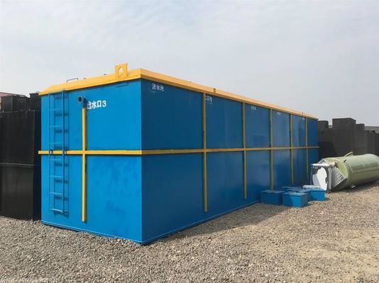 주문 효율적인 폐수 처리를 위해 PVDF 막 물질과 Siemens PLC 제어로 구성된 컴팩트 설계 MBR 플랜트 온라인 제조