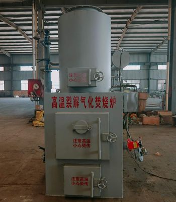 주문 병원 폐기물 소각장, 대량 용량 15kg~10t의 고속 소화장과 생의료 폐기물 처리 1년 보증 online manufacture